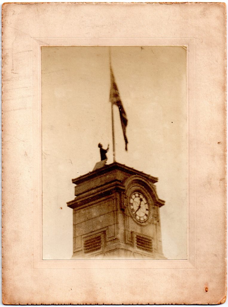Armistice Day 1918 - Flag Raised - Copy
